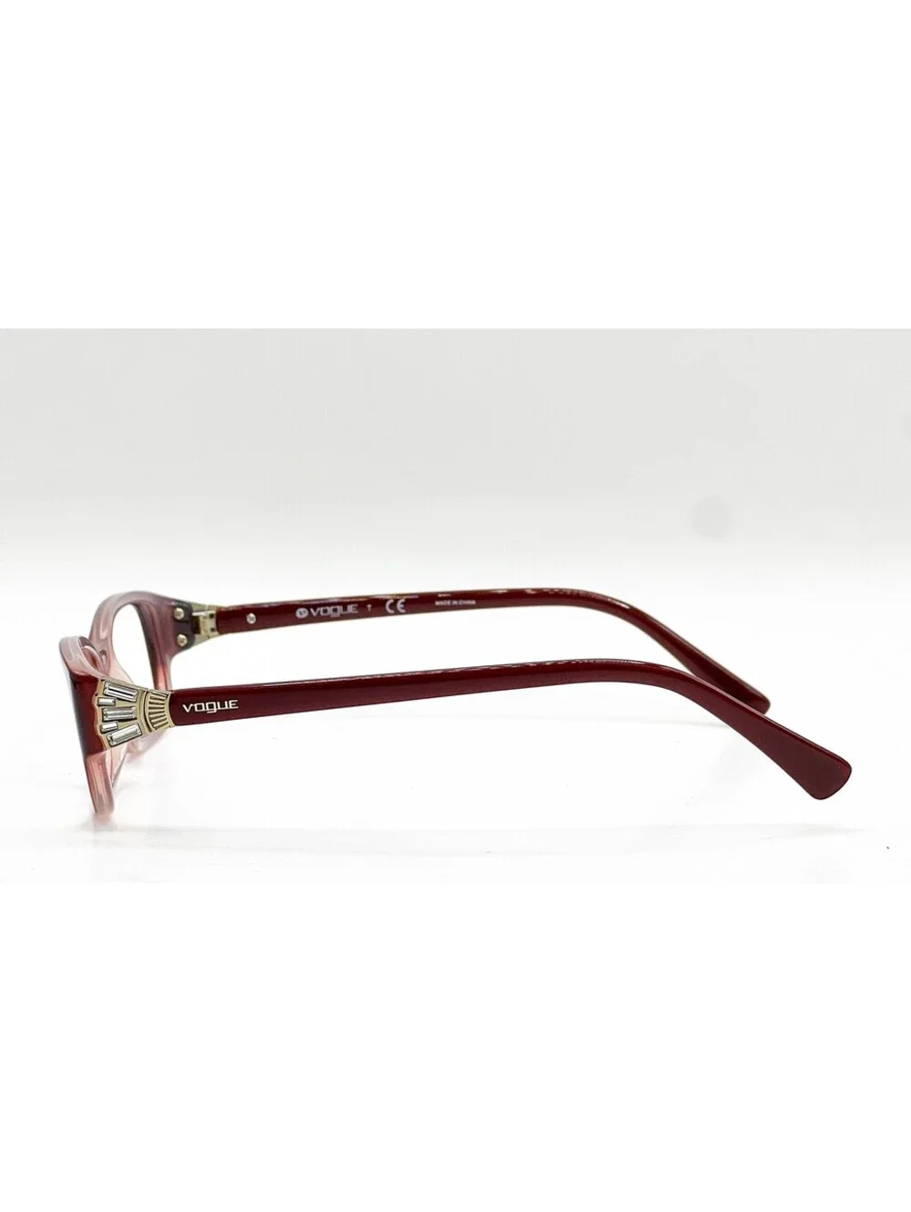Vogue VO 5059-B 2323 Top Bordeaux on Opal Pink Authentic Eyeglass Frames 50-16